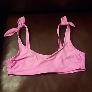 Exhilaration Bubblegum Pink Bikini Top